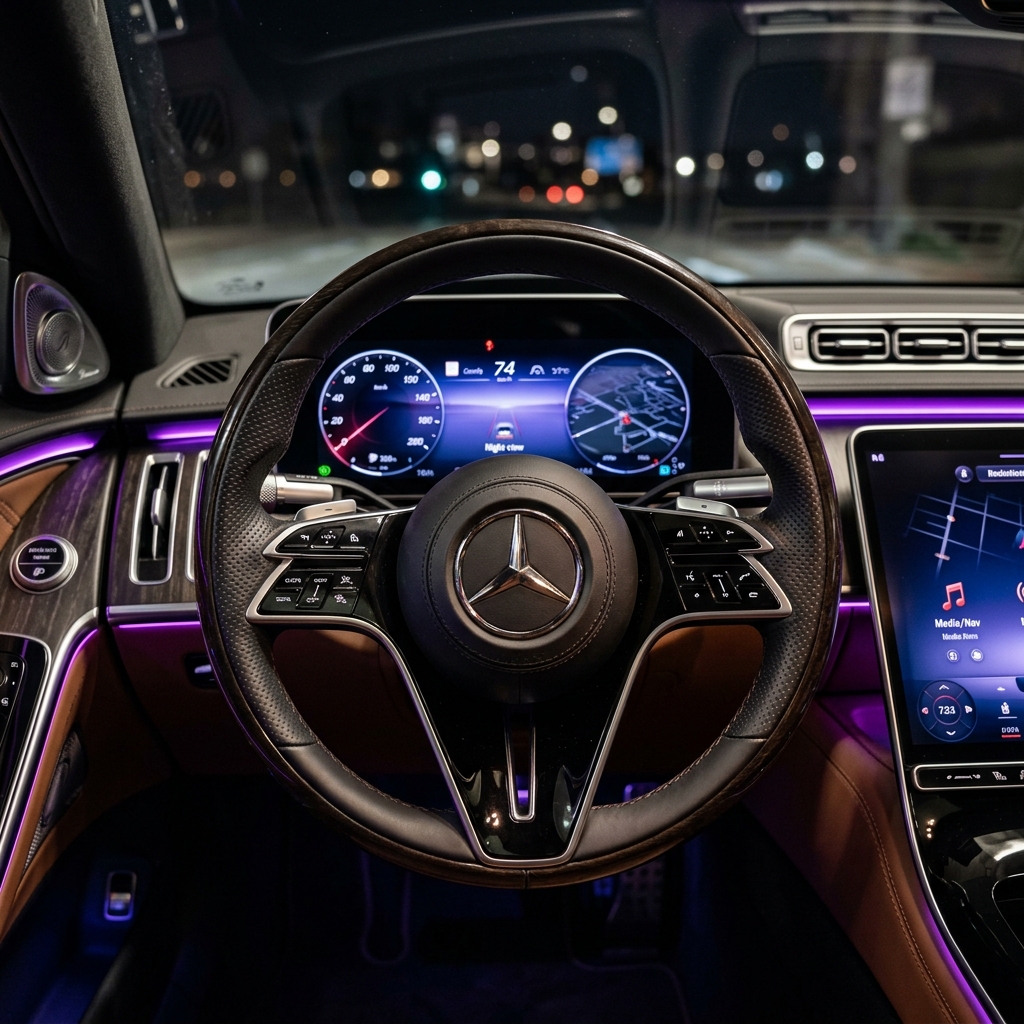 Mercedes S500 interior